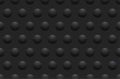 Seamless abstract blacktexture background with round bumps
